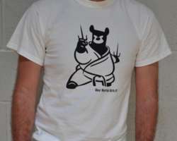 T-Shirt, With Sai, White